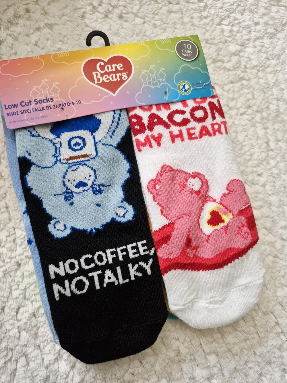 Care Bears Low Cut Socks